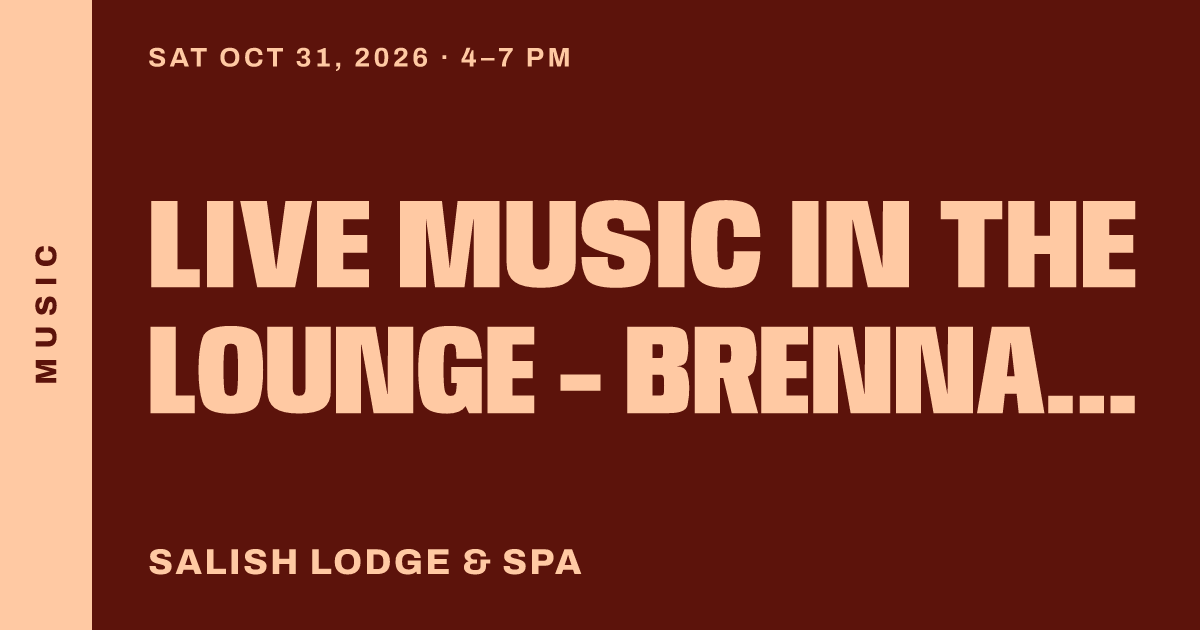 LIVE MUSIC IN THE LOUNGE - Brenna Durnin
