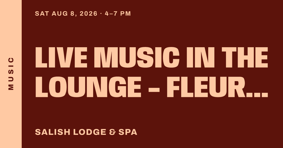 LIVE MUSIC IN THE LOUNGE - Fleur Wood