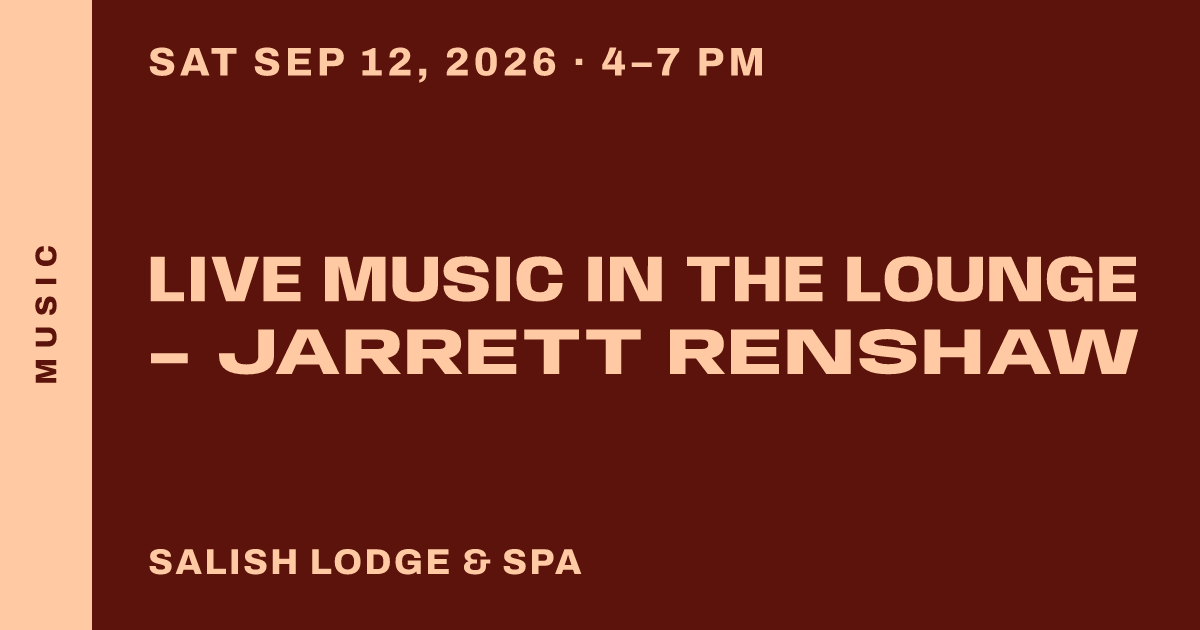LIVE MUSIC IN THE LOUNGE - Jarrett Renshaw