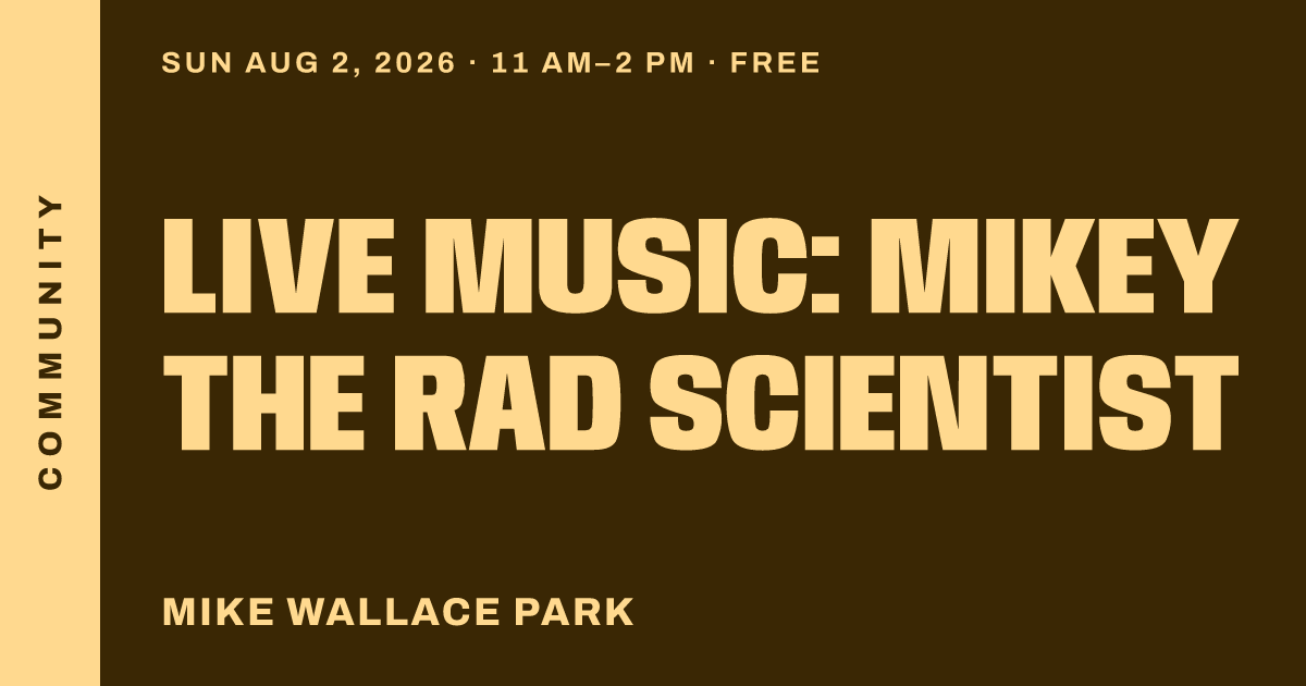 Live Music: Mikey the Rad Scientist