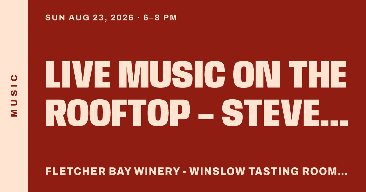 Live music on the Rooftop – Steve Hall