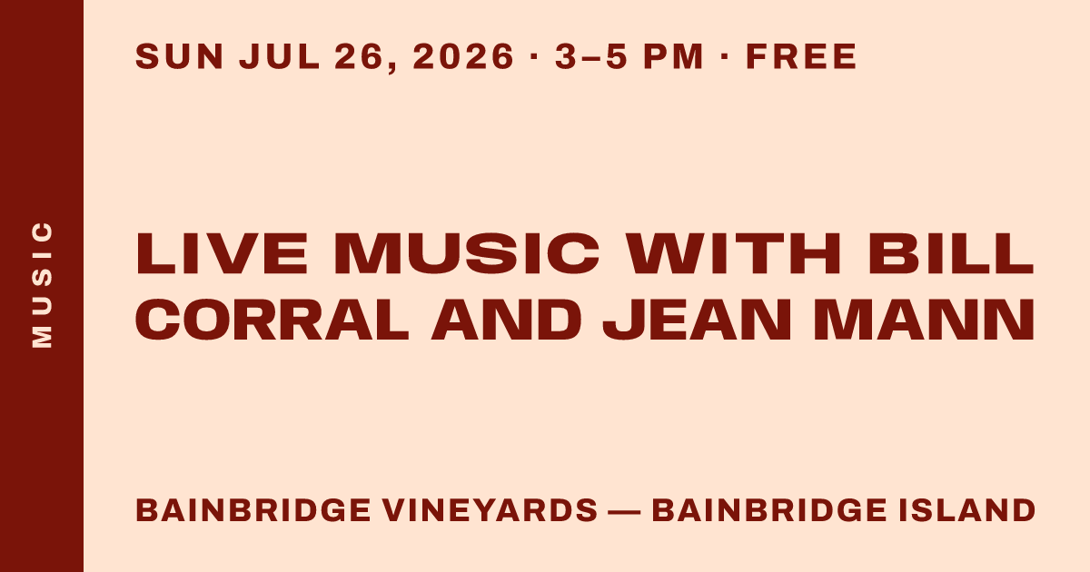 Live Music with Bill Corral and Jean Mann