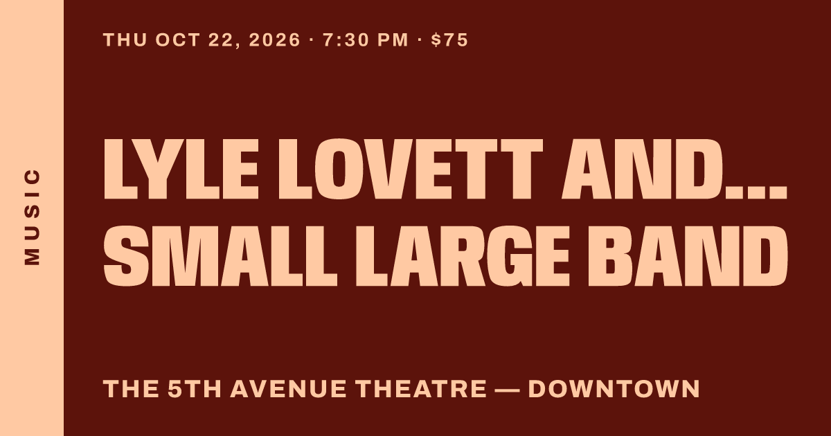 Lyle Lovett and his Small Large Band