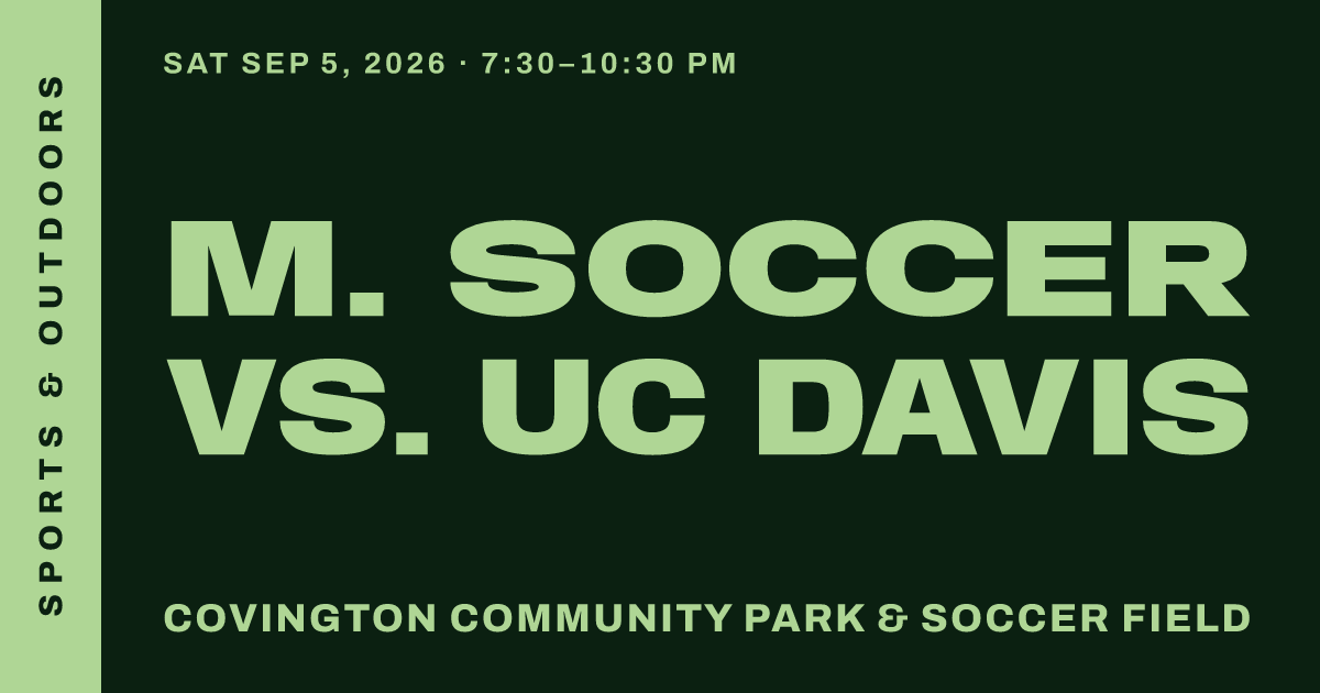 M. Soccer vs. UC Davis