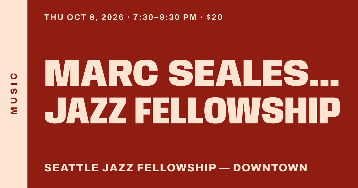 Marc Seales — Seattle Jazz Fellowship
