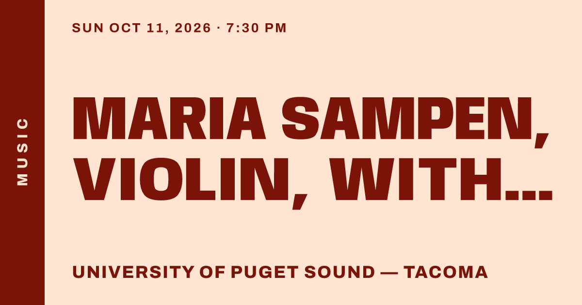 Maria Sampen, violin, with…