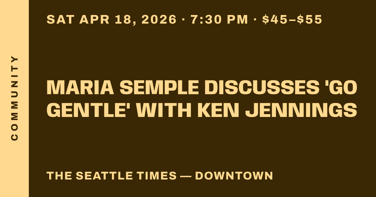 Maria Semple discusses 'Go Gentle' with Ken Jennings