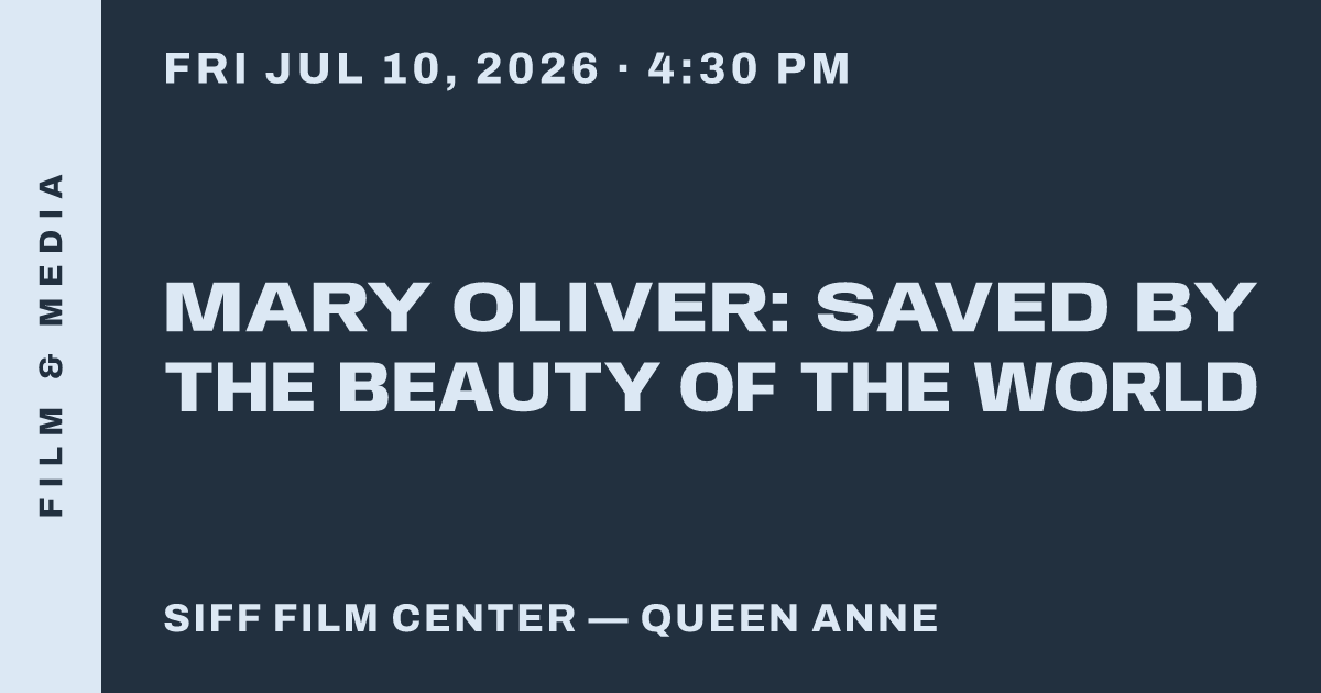Mary Oliver: Saved by the Beauty of the World