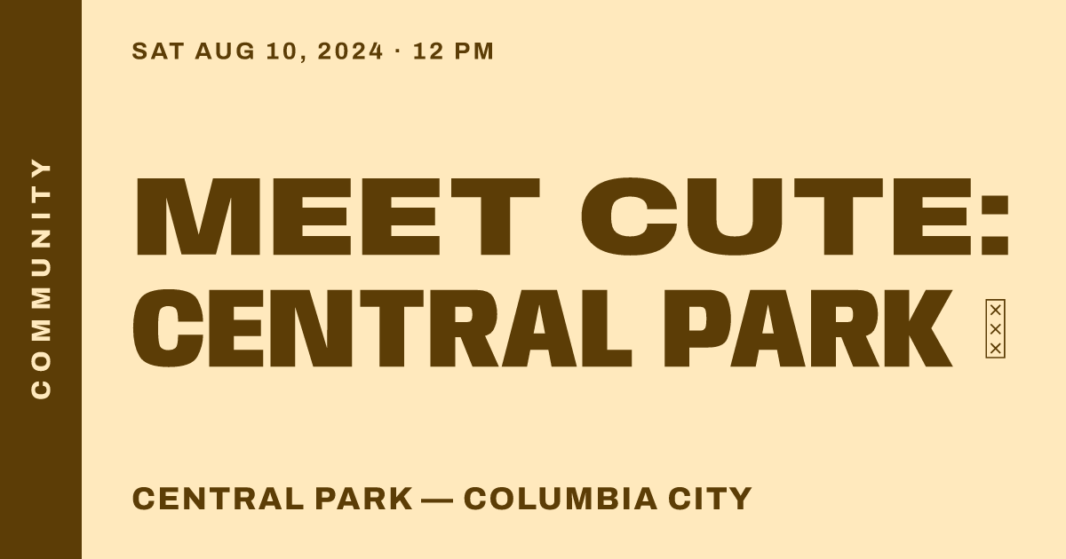 meet cute: central park 💌