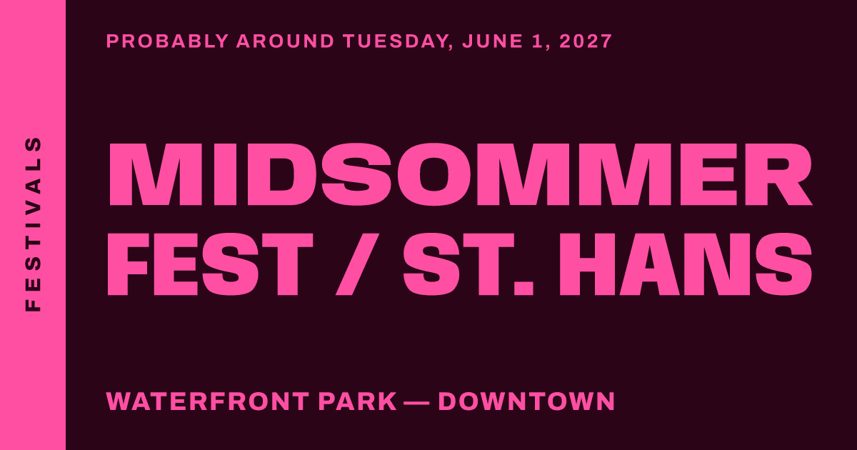 Midsommer Fest / St. Hans
