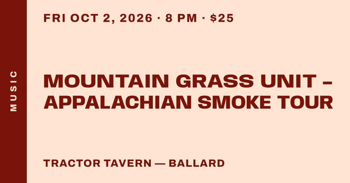 Mountain Grass Unit - Appalachian Smoke Tour