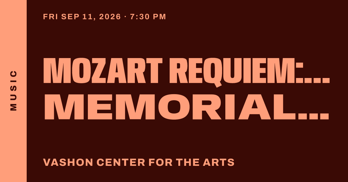 Mozart Requiem: 911 Memorial Concert