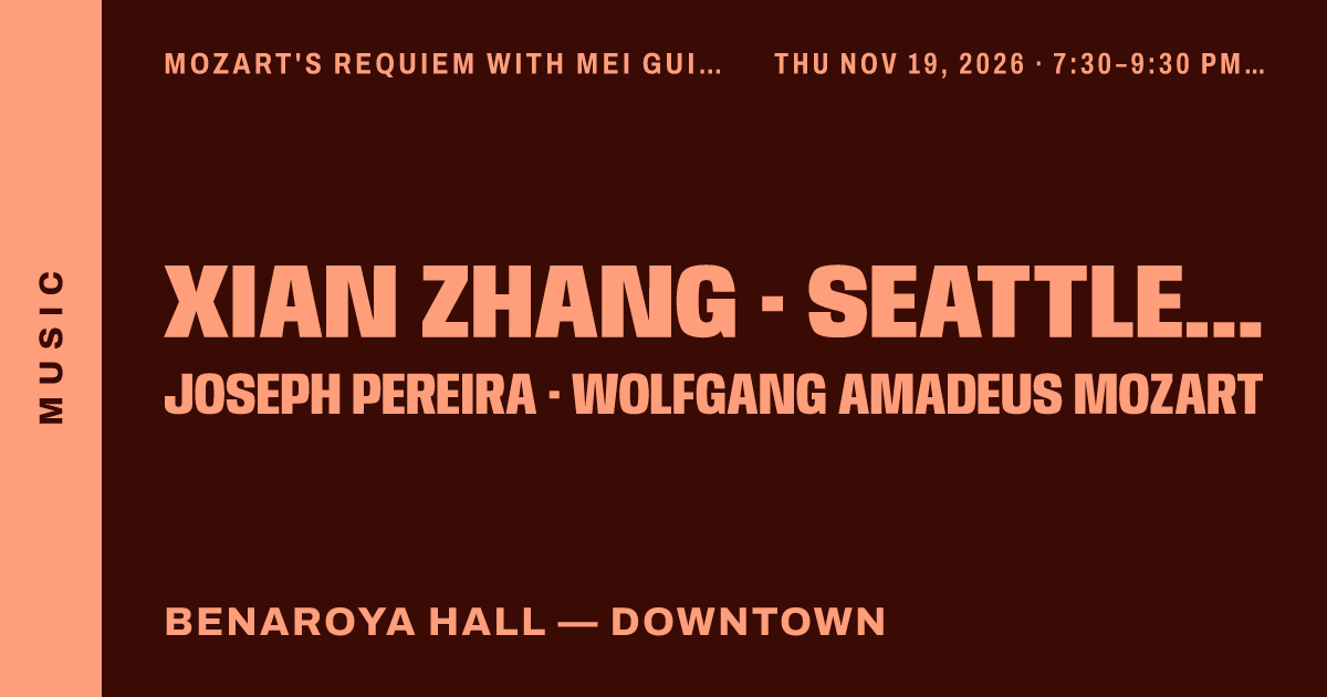 Mozart's Requiem with Mei Gui Zhang