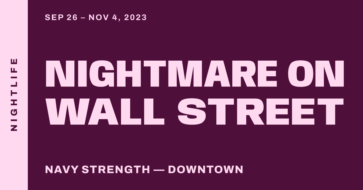 Nightmare on Wall Street