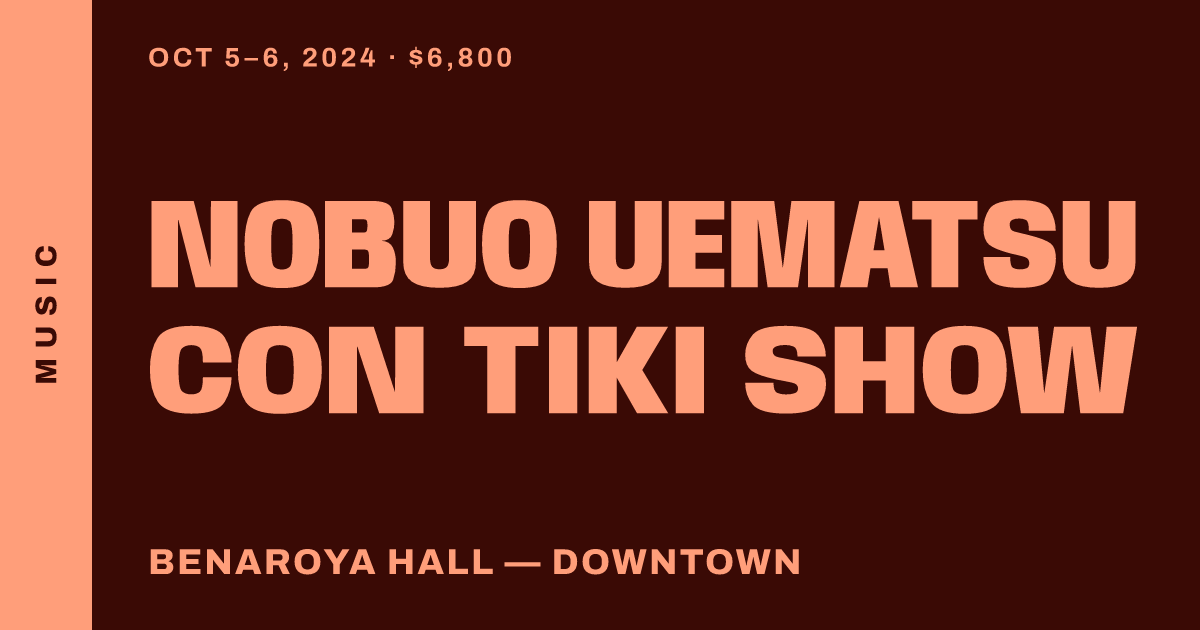 Nobuo Uematsu con TIKI SHOW