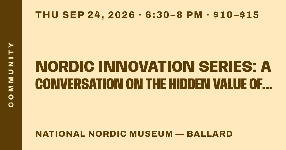 Nordic Innovation Series: A Conversation on the Hidden Value of Care