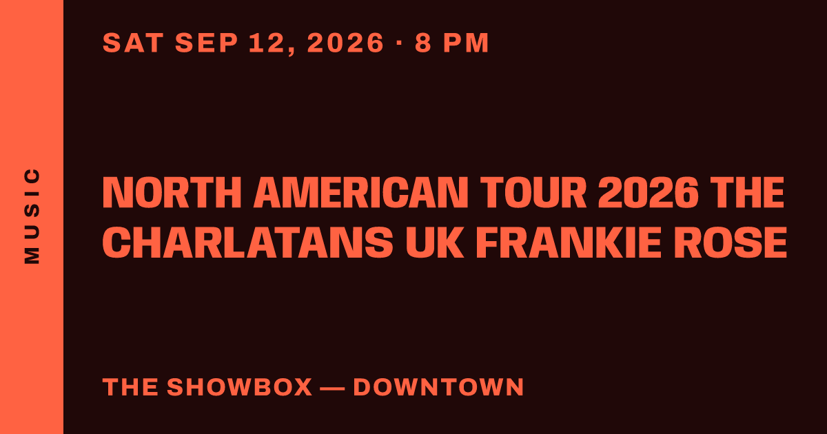 North American Tour 2026 The Charlatans UK Frankie Rose