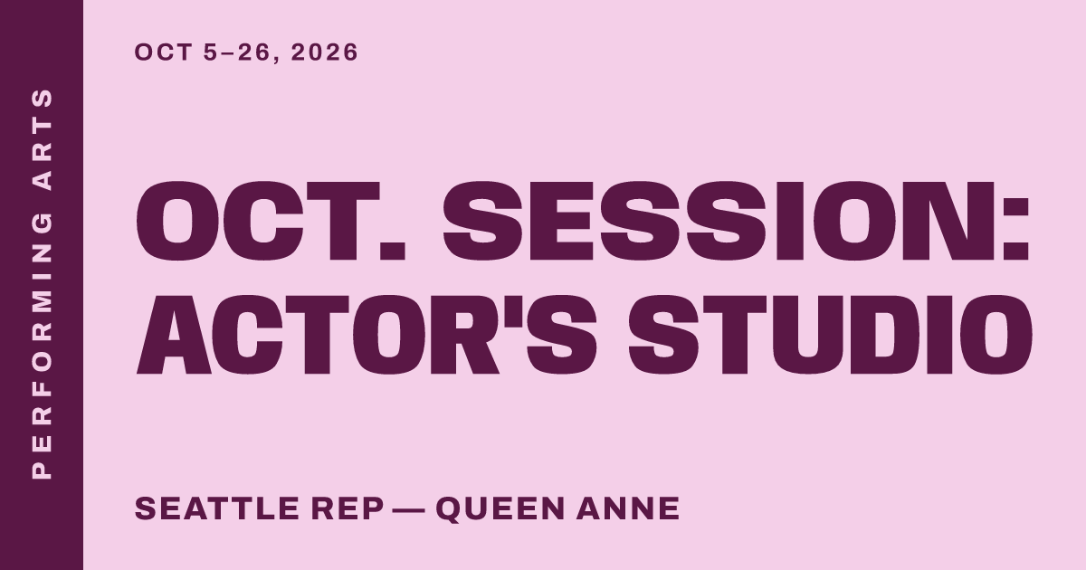 Oct. Session: Actor's Studio