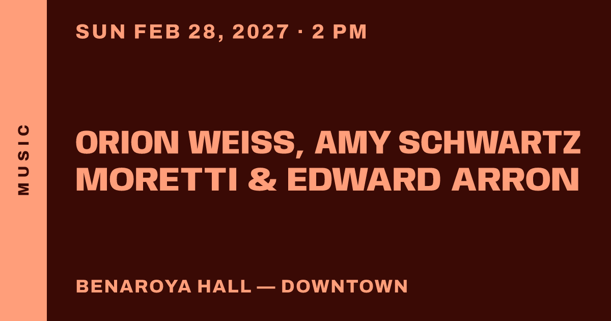 Orion Weiss, Amy Schwartz Moretti & Edward Arron