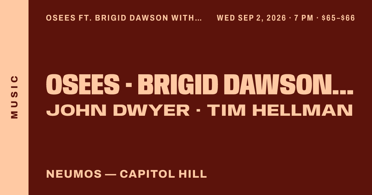 Osees ft. Brigid Dawson with Traps PS