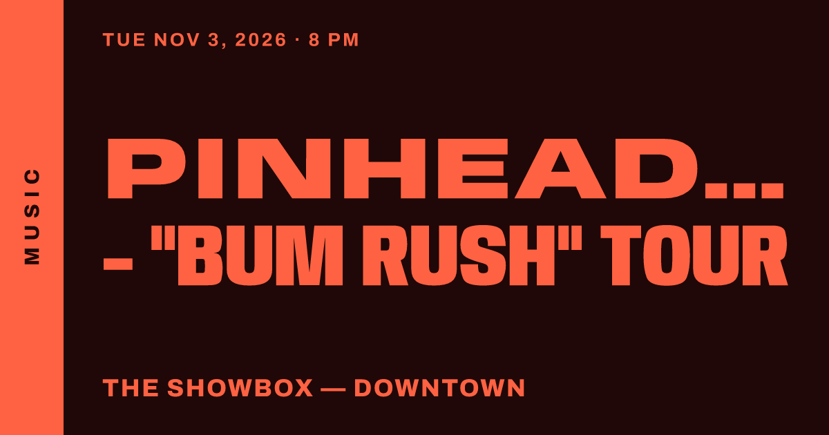 Pinhead Gunpowder - "Bum Rush" Tour