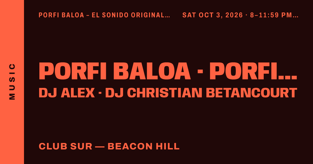 Porfi Baloa – El Sonido Original y Sus Adolescentes | En VIVO en Seattle