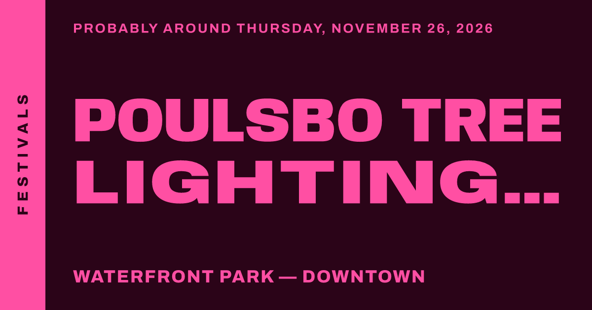 Poulsbo Tree Lighting Ceremony