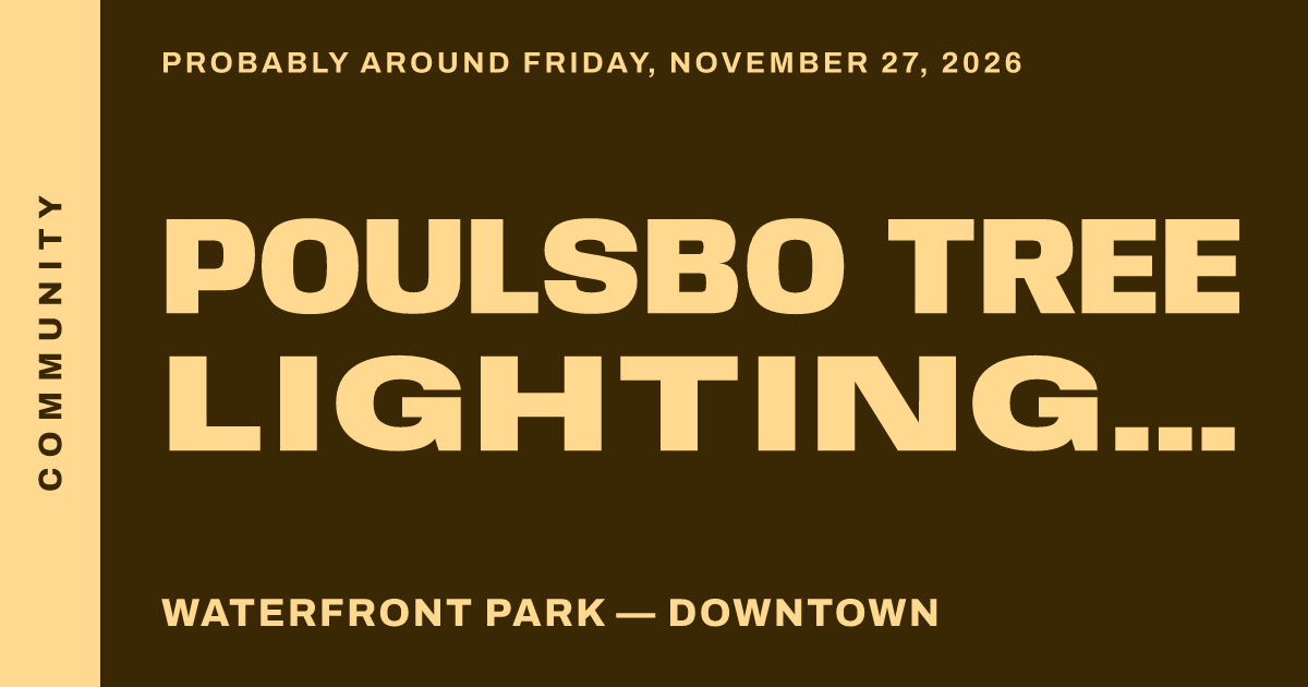 Poulsbo Tree Lighting Ceremony