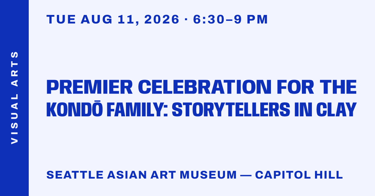 Premier Celebration for The Kondō Family: Storytellers in Clay