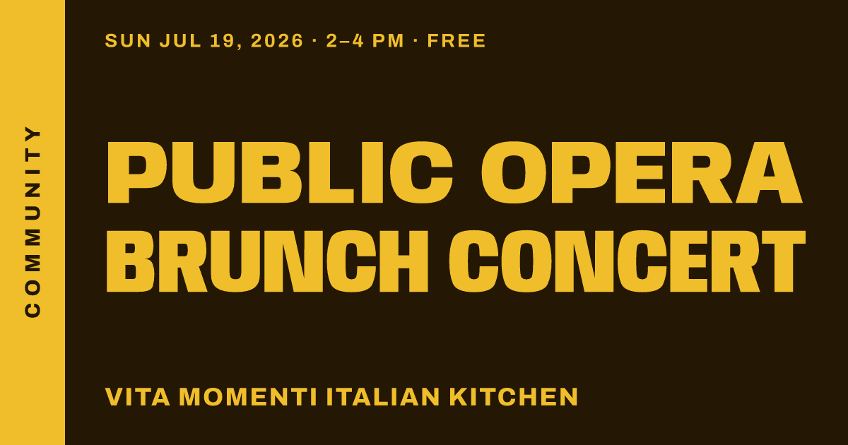Public Opera Brunch Concert