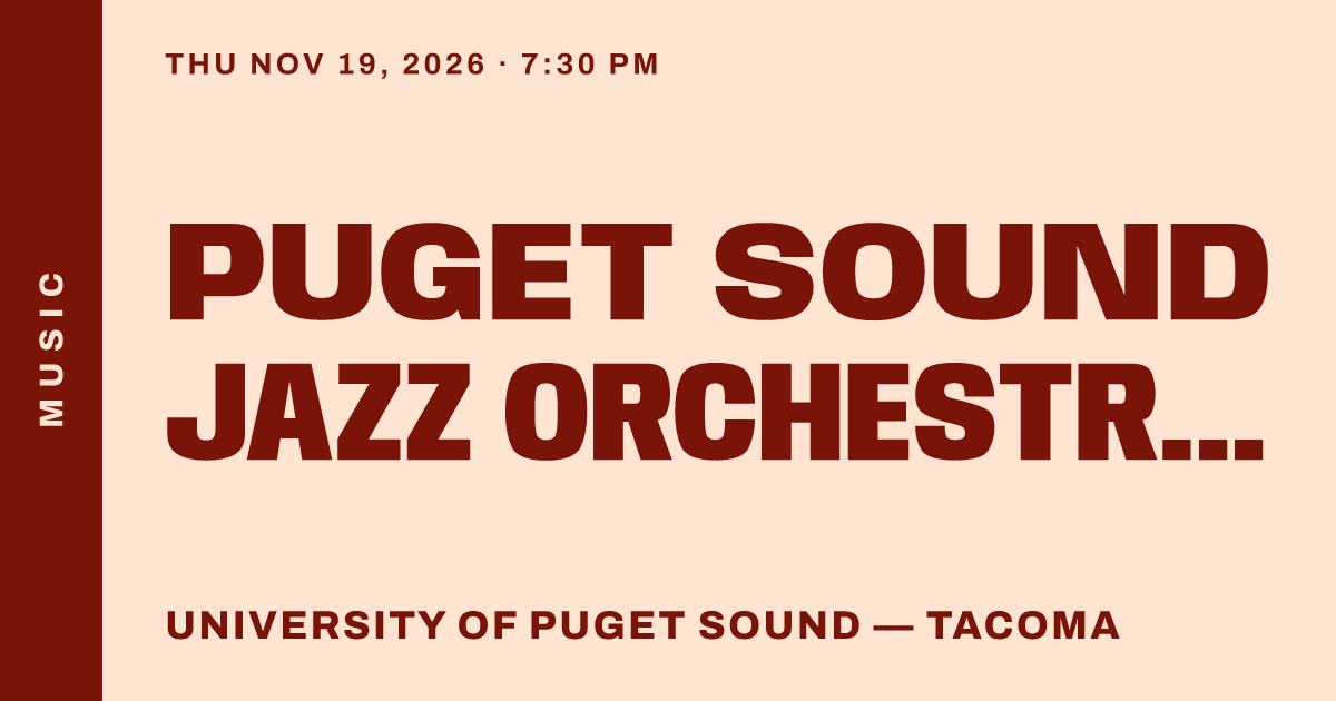 Puget Sound Jazz Orchestr…