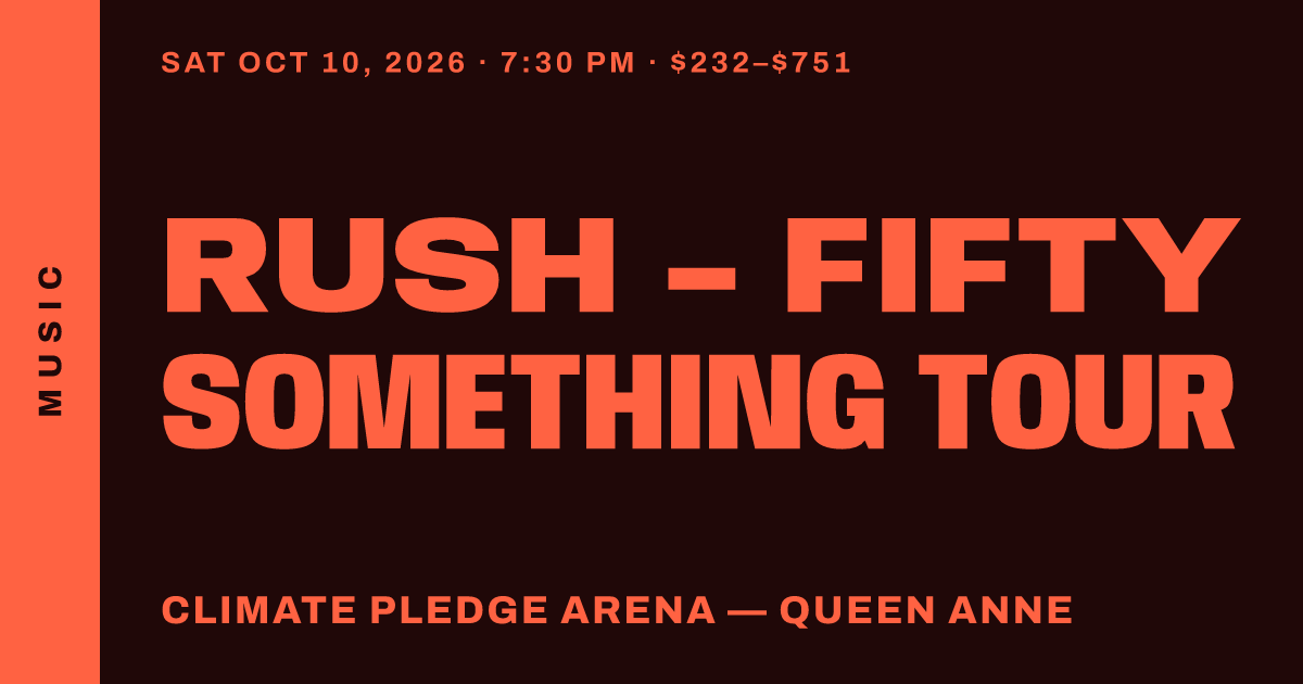 RUSH - Fifty Something Tour