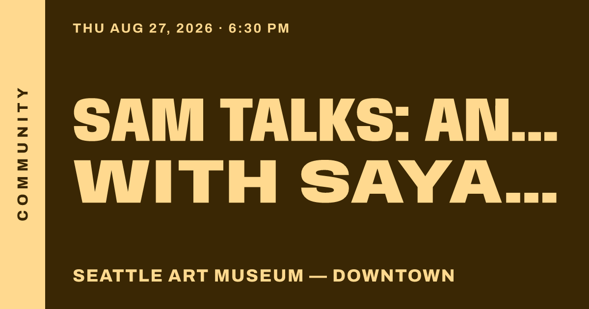 SAM Talks: An Evening with Saya Woolfalk