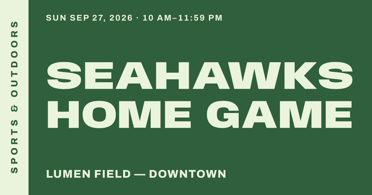 Seahawks Home Game
