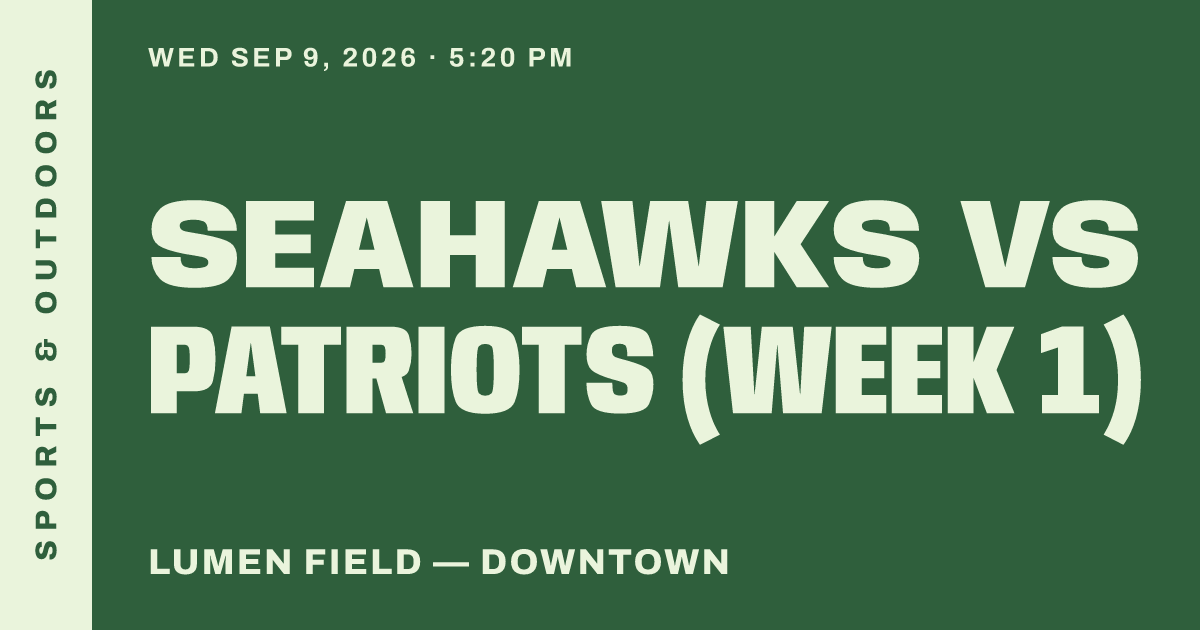 Seahawks vs Patriots (Week 1)