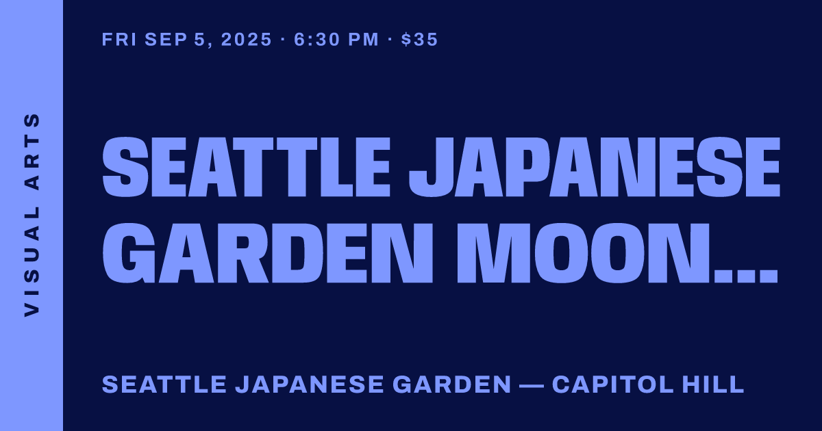 Seattle Japanese Garden Moon Viewing