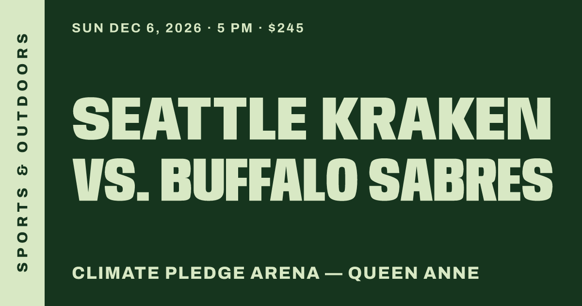 Seattle Kraken vs. Buffalo Sabres