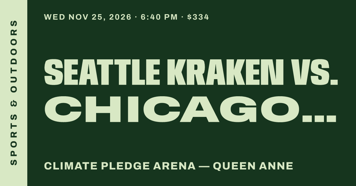 Seattle Kraken vs. Chicago Blackhawks