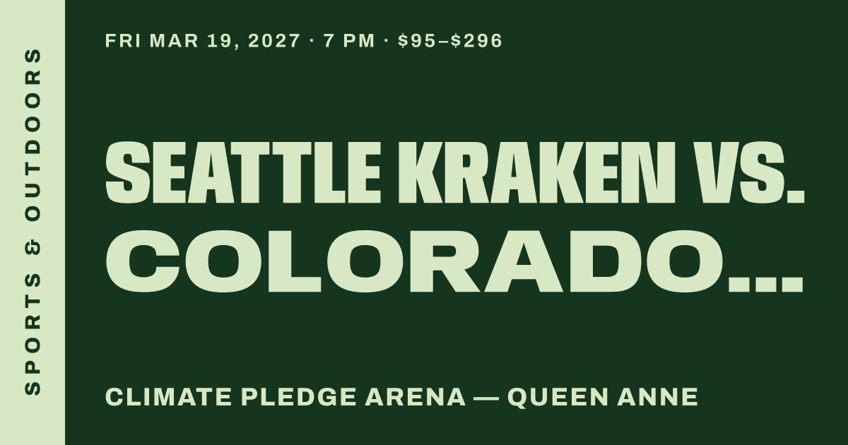 Seattle Kraken vs. Colorado Avalanche