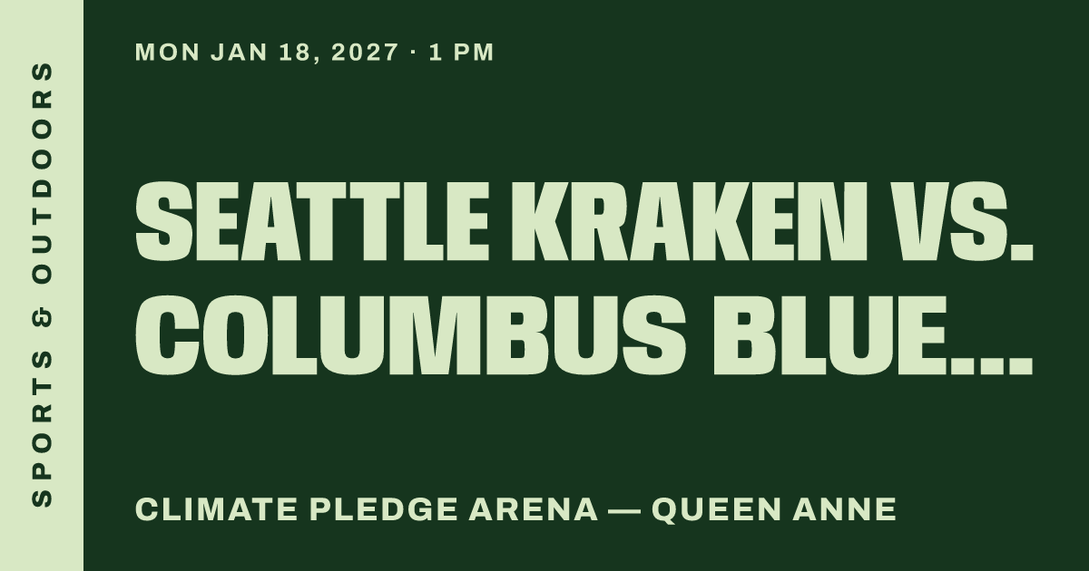 Seattle Kraken vs. Columbus Blue Jackets