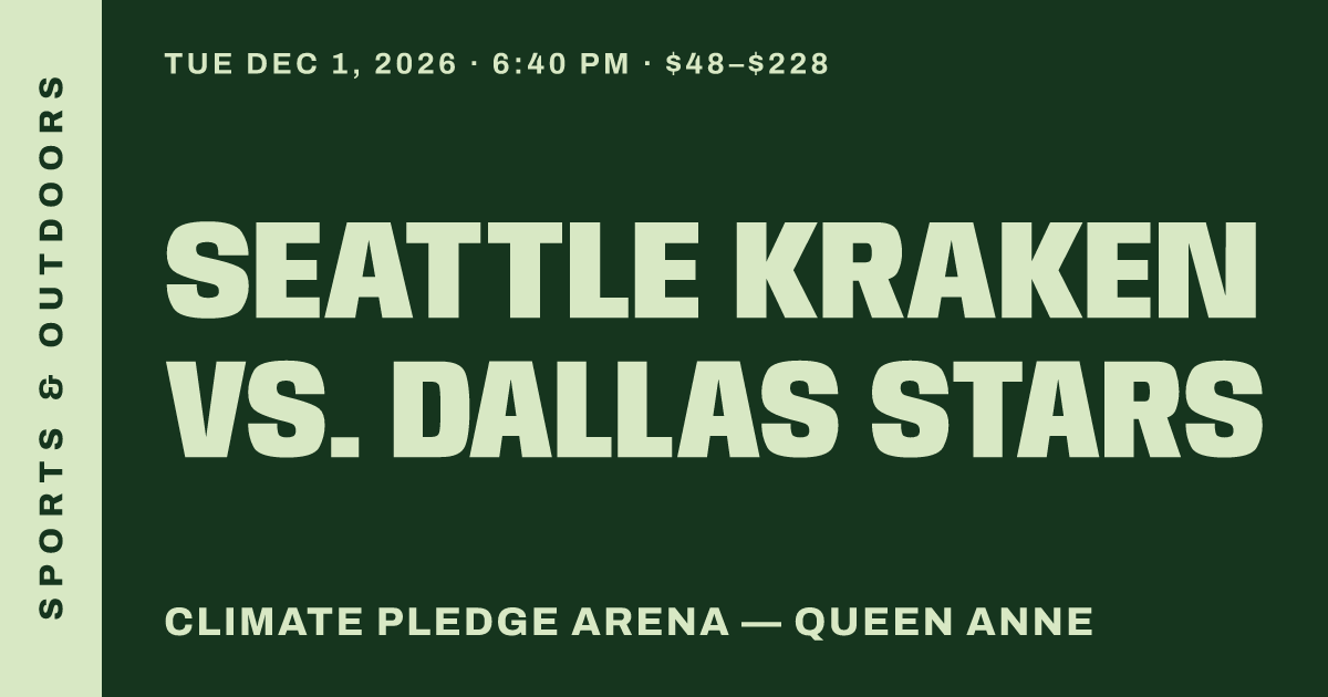 Seattle Kraken vs. Dallas Stars