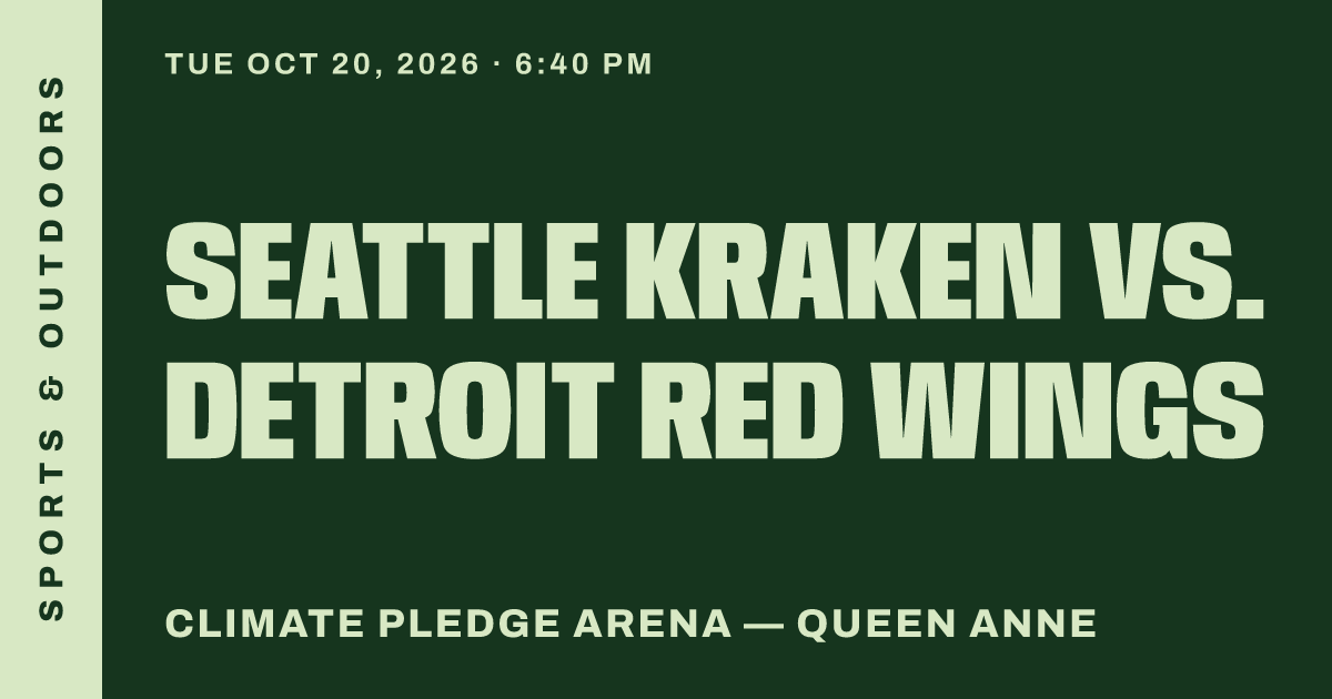 Seattle Kraken vs. Detroit Red Wings