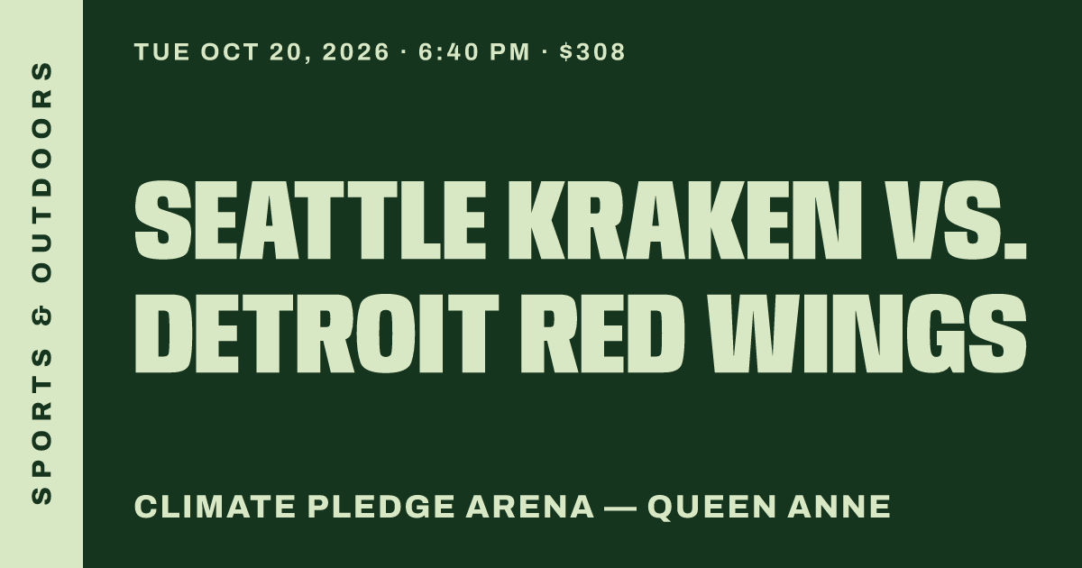 Seattle Kraken vs. Detroit Red Wings