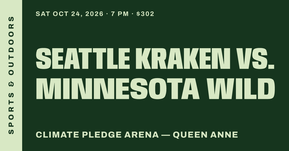 Seattle Kraken vs. Minnesota Wild