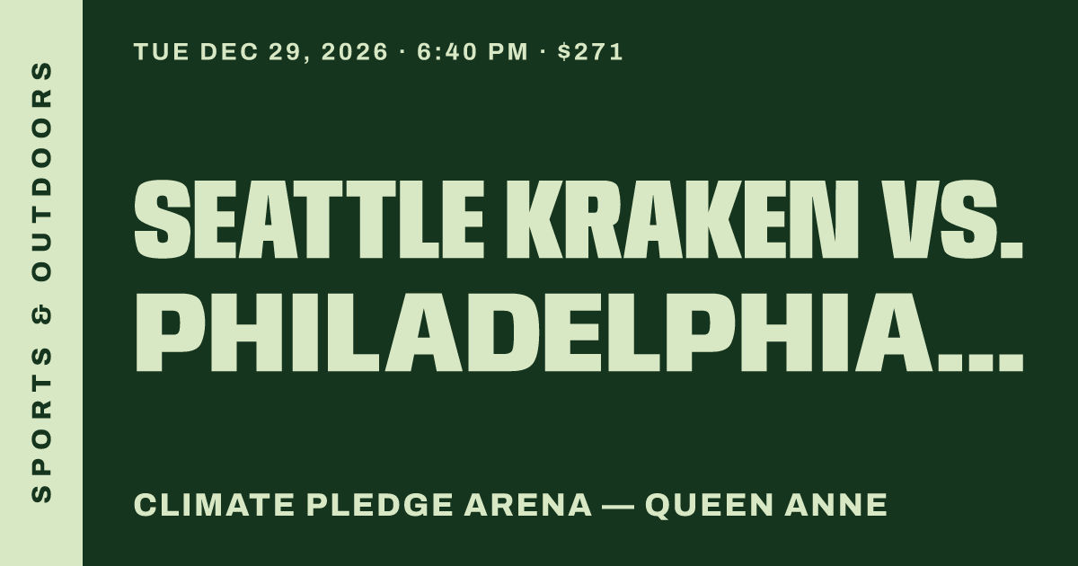Seattle Kraken vs. Philadelphia Flyers