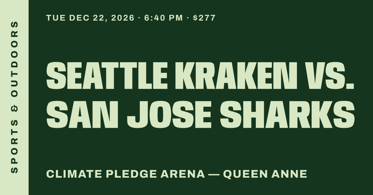 Seattle Kraken vs. San Jose Sharks