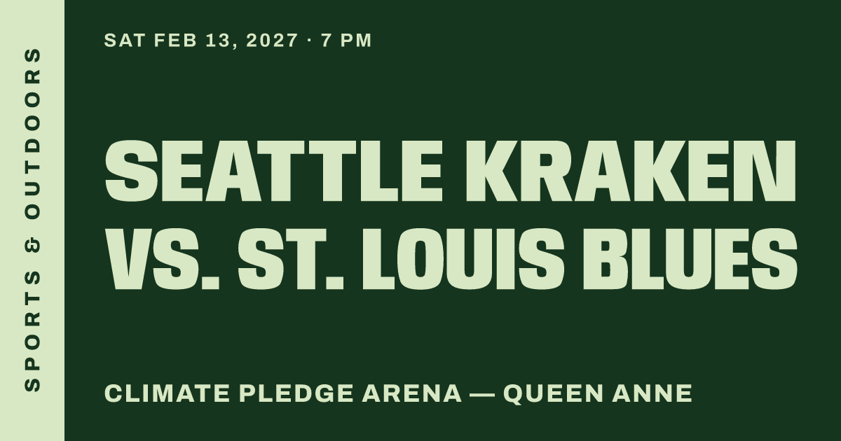 Seattle Kraken vs. St. Louis Blues