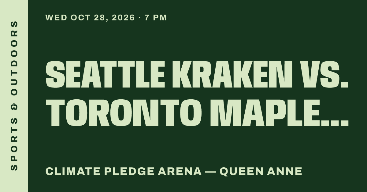 Seattle Kraken vs. Toronto Maple Leafs