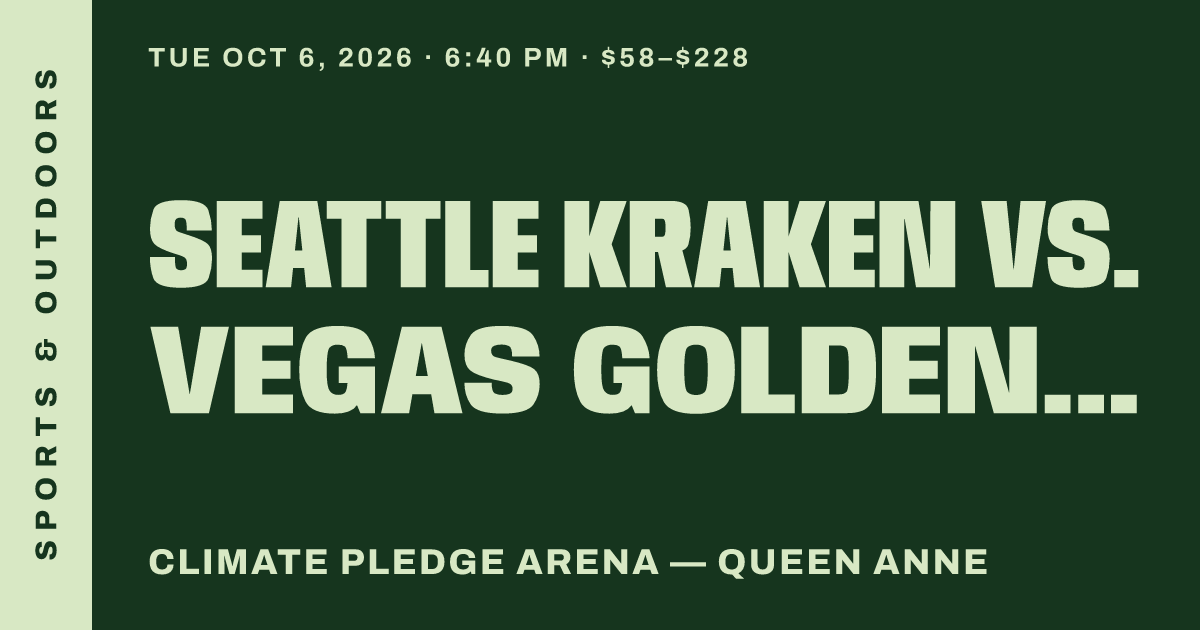 Seattle Kraken vs. Vegas Golden Knights