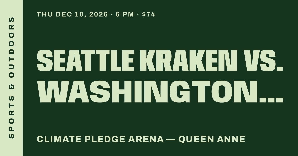 Seattle Kraken vs. Washington Capitals
